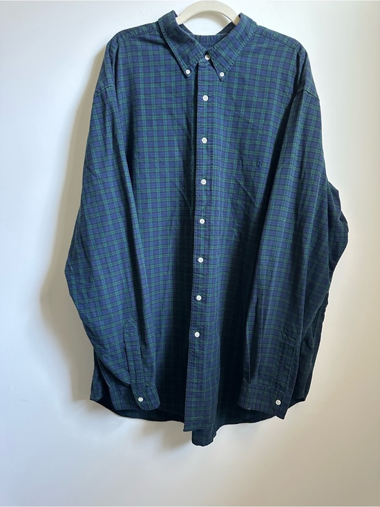 Ralph Lauren Other - Ralph Lauren 3XLT Blackwatch Plaid Button Down Shirt Green Blue Cotton Tall